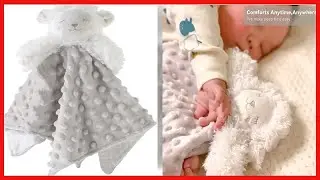 Great product -  Truwelby Baby Security Blanket, 16 inch Ultra Soft Minky Dot Fabric Sweet Loveys fo