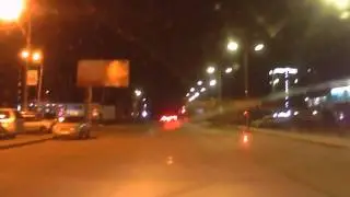 Авария на перекрестке Боевая/Бакинская 13.12.2015 примерно в 22:00