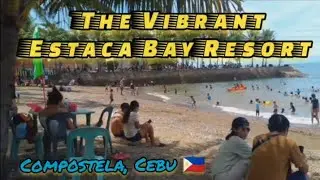 The Vibrant ESTACA BAY RESORT #beachparty #cebuphilippines  #beachvibes