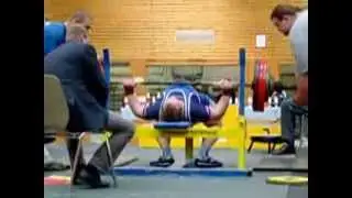 Andreas Schulz (AC Lauchhammer) 1.V.: 202,5 kg - 2003 Off. Deutsche Meisterschaft Bankdr&uuml;cken
