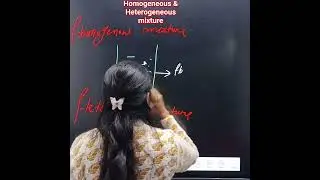 #Homogeneous & Heterogeneous mixture #Chemistry12th #Solution
