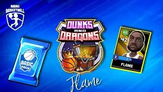 Mini Basketball - Dragon's Lair! Flame x1 in a Basic Pack!
