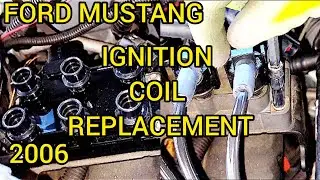 How to replace ignition Coil on a 2006 Ford mustang - DIY