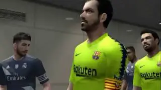 PES 2019 PS2 (Beta) Barcelona vs Real Madrid in New Away Kits 2018/2019 Gameplay