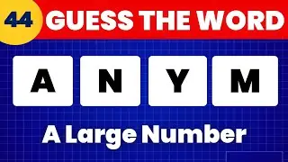 Unscrmable The Jumbled Words   Quiz Game #44