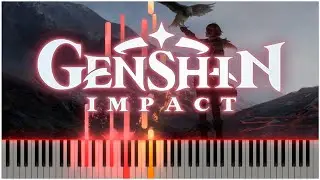 Lone Sojourner (Genshin Impact) - Synthesia / Piano Tutorial