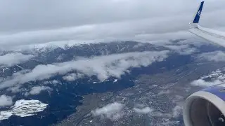 Innsbruck landing on board Aegean A320