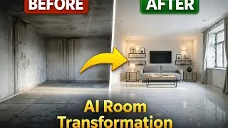 Empty Room to Luxury Room | AI Interior Design Transformation