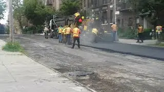 Street Repaving @33 street  #roadrepair #roadwork