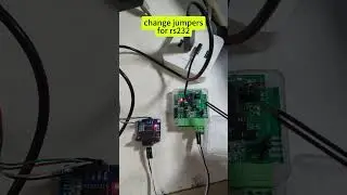 Esp32-c3 #rs232 #rs485 data board in case #esp32