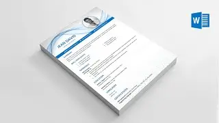 How to Create a Simple CV/Resume in MS Word  2022 ⬇ DOWNLOAD FREE