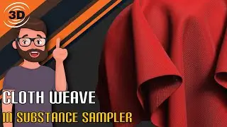 Cloth Weave with Substance Sampler