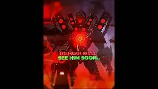 Titan Speakerman Is Very Close🔥🔥|Skibidi Toilet Edit #edit #skibiditoilet