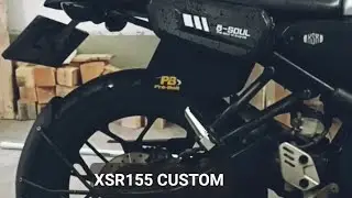 YAMAHA XSR 155 CUSTOM ( Cover Rear FENDER+Mudguard+Hardcase Bags and many )#xsr#xsr155 #yamaha