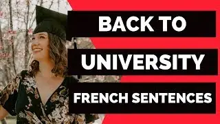 French Vocabulary for University 🎓 What is it like in a French university?