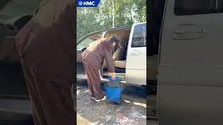 Small Tools, Big Van Clean 😮 #hmc  #professionalcleaners #satisfying #pressurewasher #cleaningshorts