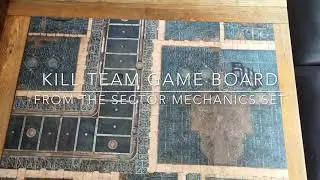 The Kill Team board from Sector Mechanicus. Fitting it to the starter set board.