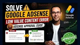 AdSense Approval 2026 | The Only Guide You Need to Solve Low Value Content Error