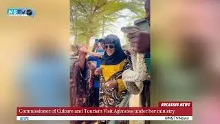 Commissioner of Culture And Tourism Visit Agencies under her ministry for familiarization 