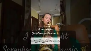 I Just Might - saxophone sheet music 🎷 #saxplayer #saxophone #sax #ijustmight #brunomars