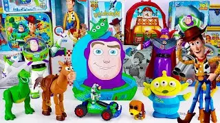 Disney Pixar Toy Story toy Unboxing collection ASMR | Woody & Bullseye & Mystery Buzz Lightyear Box