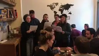 Blighty Cafe Protest