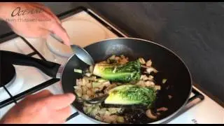 Sucrines à l'oeuf poché