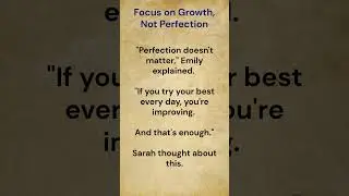Focus on Growth not Perfection || Learn English! 🚀 #learnenglish #shorts #viral #viralshorts
