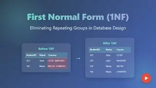 Database Normalization: Understanding First Normal Form (1NF) for Beginners