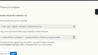 Link Flutter to Firebase  - Part 1