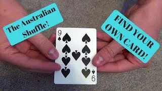 Australian Shuffle - DO IT YOURSELF Magic Trick!