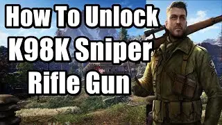 Sniper Elite 5 How To Unlock K98K Sniper Rifle Gun (Karabiner 98) - Kill Friedrich Kũmmler