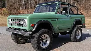 1968 Ford Bronco U13 Roadster 302ci V8 Walk-around Video