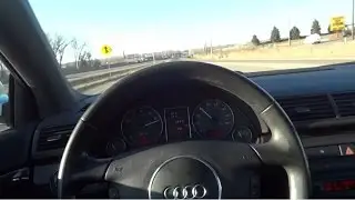 2005 AUDI S4 V8 6spd - Acceleration, Driving and Tour