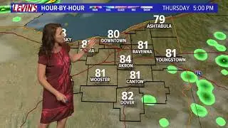 11 p.m. weather forecast for August 8, 2018
