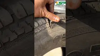 Tubeless Tyre Cut Repair | Car Tyre Sidewall Cut Repair | Jabalpur Best Tubeless Service 🔧