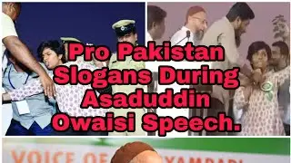 Women Shouts Pakistan Zindabad Slogans During Asaduddin Owaisi Speech @ Anti CAA Protest in Banglore