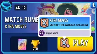 10 player Rumble GRAND WINNER, Xtra Moves, Bigger Board | BILLIE BOOM did it again | #matchmasters