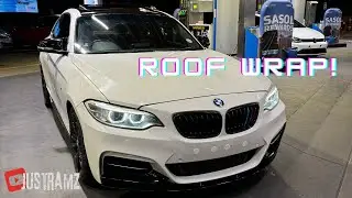 WE TRIED TO WRAP THE M240I AGAIN