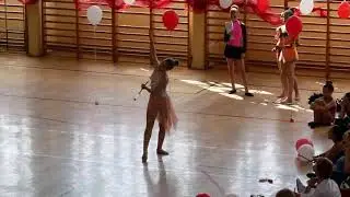 Kaposi Réka - miss majorette bot - junior korcsoport - 1. hely