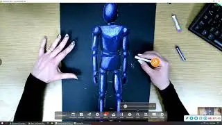Adding Color, Shading and Details to Mannequin Project