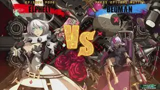 Guilty Gear Xrd Rev 2 (PS5 4K) Elphelt vs Bedman