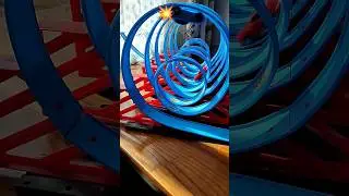 💤240 fps hotwheels track spinway #slowed #slowmo #hotwheels #spinway #spin #roll #track #games #race