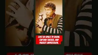 Lost in space TV show. Captain Tucker and parrot impression🏴&zwj;☠️🦜 #￼shorts #shortslostinspace