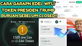 Tutorial CARA Garap Edel Finance WLFI Token Presiden Trump Lagi Viral Gassken !!!