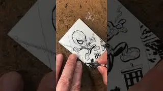 How To Draw In 1 Minute Comics Spider-Man Chibi #Artist #art #marvel