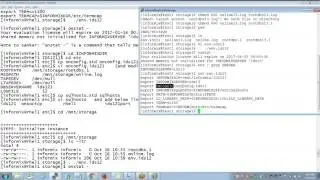 8 Создание экземпляра и база данных sysmaster