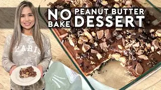 MY FAVORITE NO BAKE PEANUT BUTTER OREO DESSERT