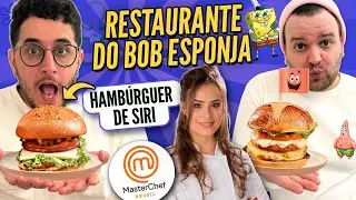 Provando Hambúrguer de Siri no Restaurante do Bob Esponja | Chef Heaven