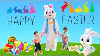 Easter Bunny Hunt Surprise Egg Toys for Kids | Funny Video for Children